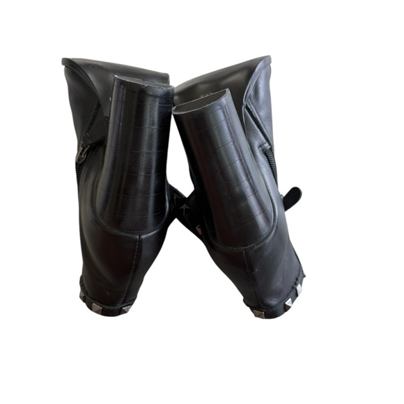 Raphaella Booz Rockstud Accents Leather Ankle Boots Women's Size 7 - Picture 7 of 12